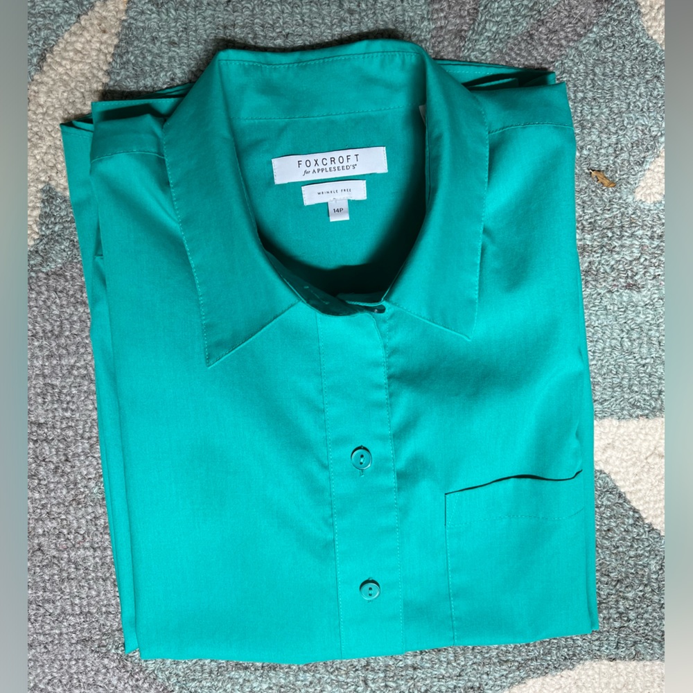 Foxcroft Wrinkle Free Blouse  14P
